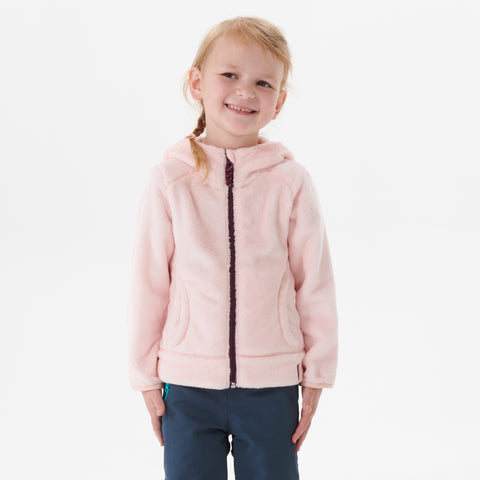 Quechua MH100 Hiking Fleece Kids' | Light peach, Body warmer, Fleece